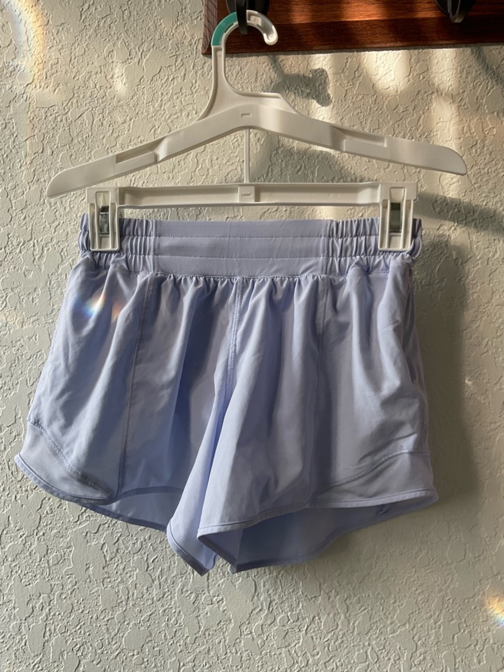 Lululemon light blue hottie hot shorts